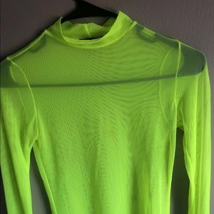 Neon mesh shirt